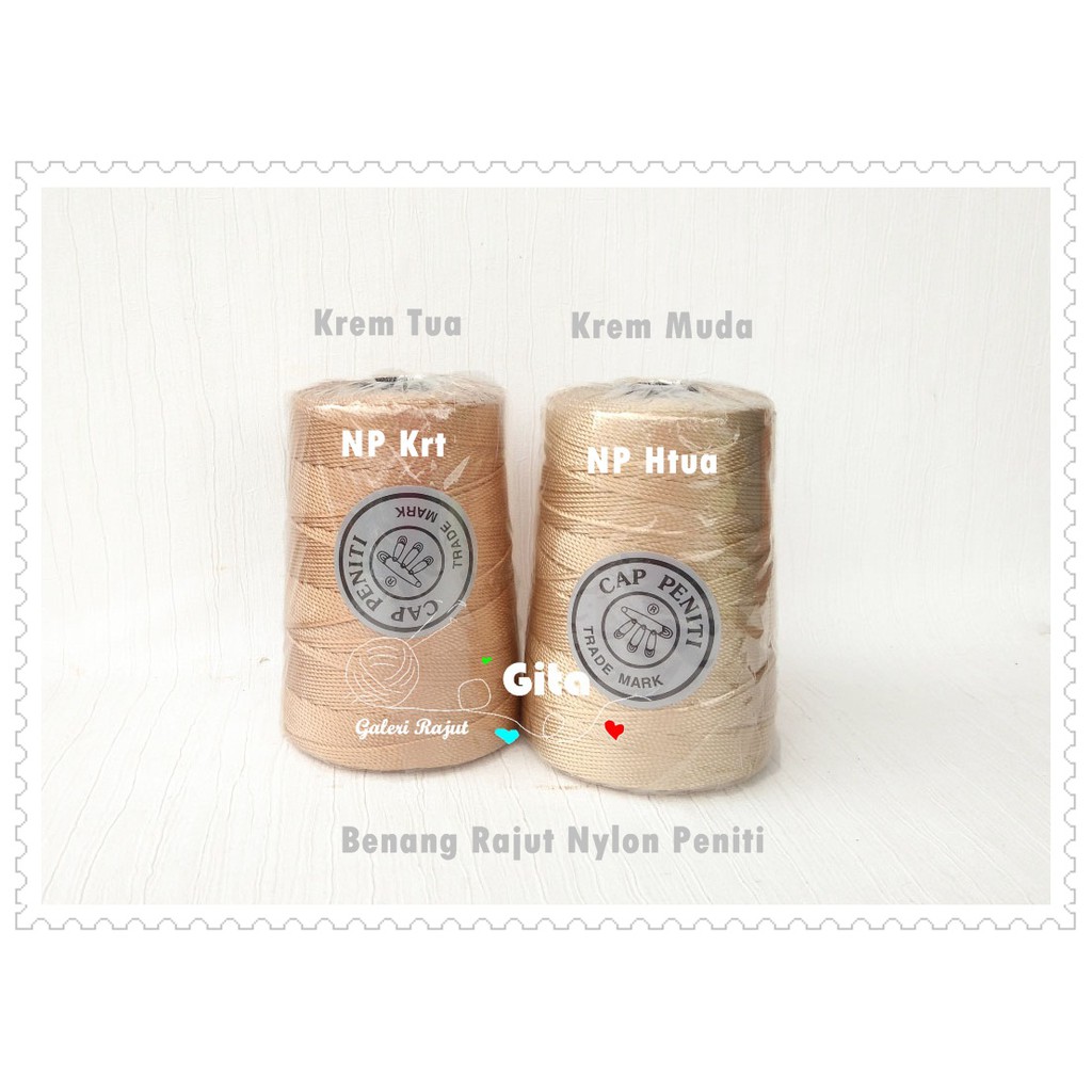 Benang Rajut Nylon Cap Peniti D27
