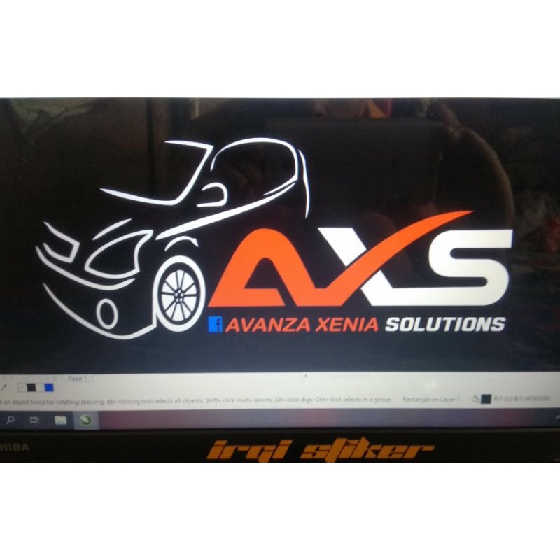 stiker axs nasional sticker axs, sticker cutting, sticker Avanza, sticker Xenia