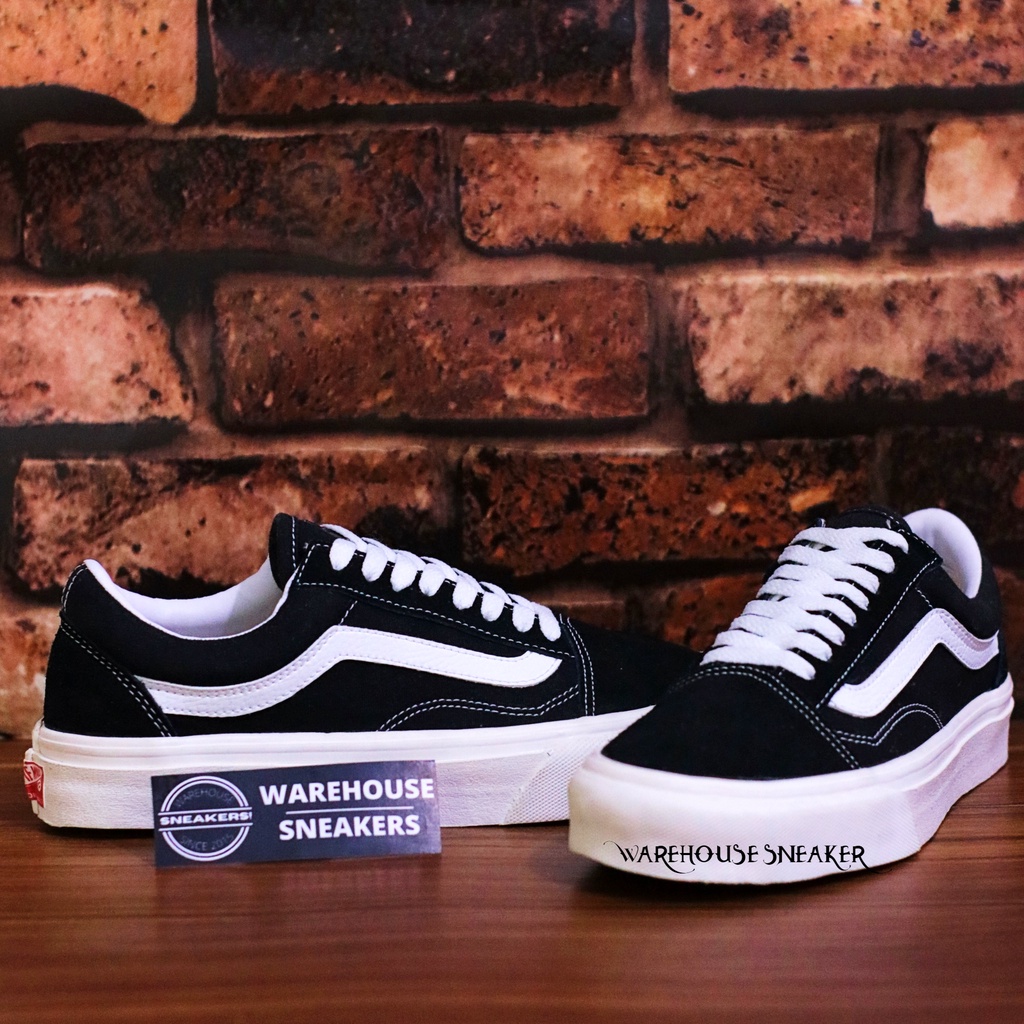 Sepatu Old SKool Og Black White Sepatu Sneakers Old School OldSkool Hitam Putih