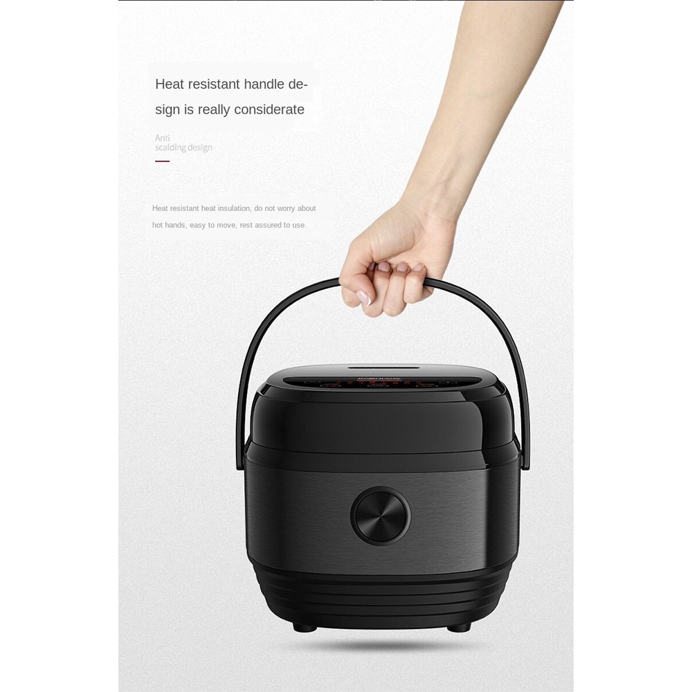JIASHI Rice Cooker Mini Multi-Function Cooker 1.2L - JSD-999 - Black