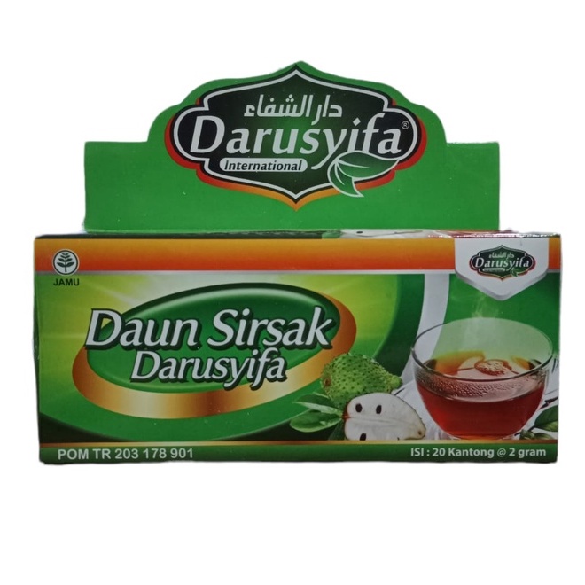 

Teh Celup Daun Sirsak Darusyifa Isi 20 Kantong @2gr Original