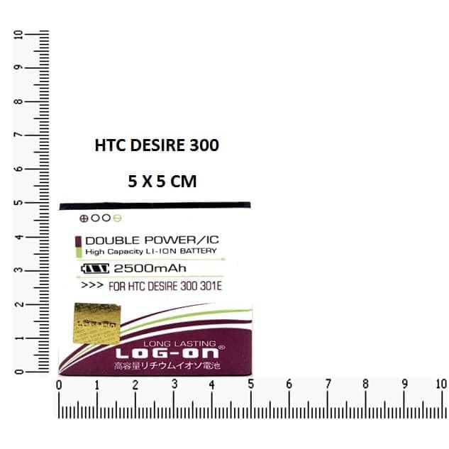 BATERAI HTC DESIRE 300 - 301 - 301E - BP6A100 - LOG ON BATTERY BATRE