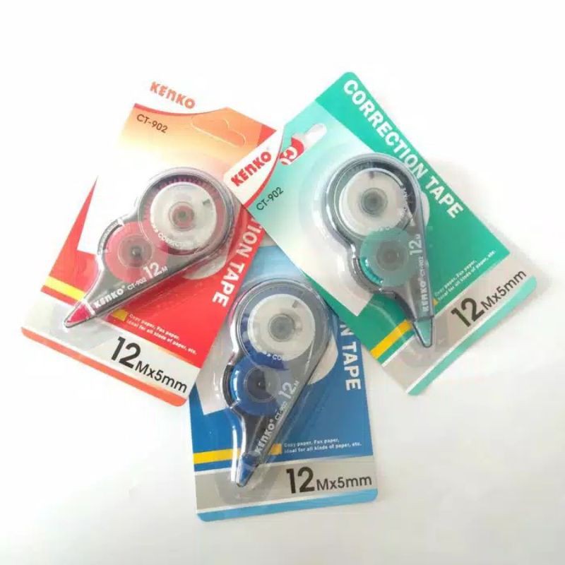 Correction Tape Kenko CT-902 Tip-X Kertas 12 Meter