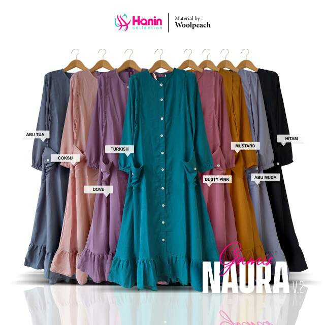 Gamis Naura by Hanin collection Ori/ Gamis Hanin Ori/Gamis Naura vol.2 wolvis Ori