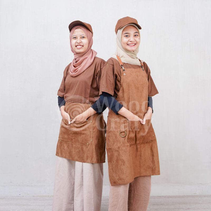 Jual Apron Custom Apron Masak Apron Barista Clemek Masak Apron Chef