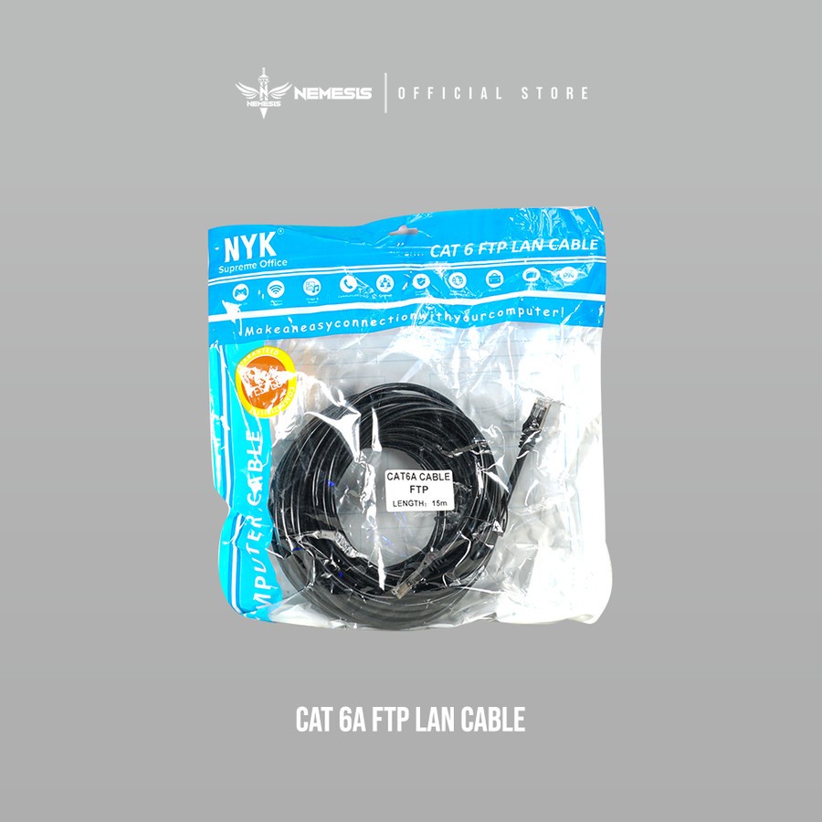 Kabel LAN NYK FTP Cat 6A (15 Meter)