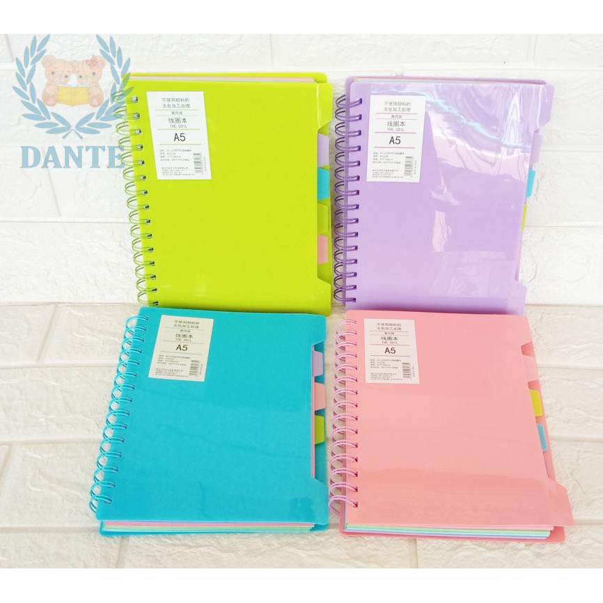 

Ringbook A5 The Coil Index Warna - Satuan