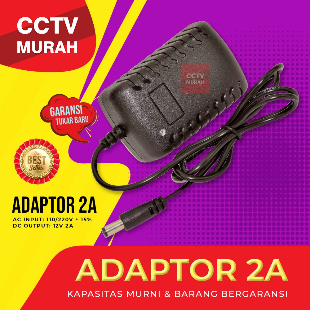 Adaptor 12V/2A || Type 298-AD212R || Adaptor 12V 2A Best Seller