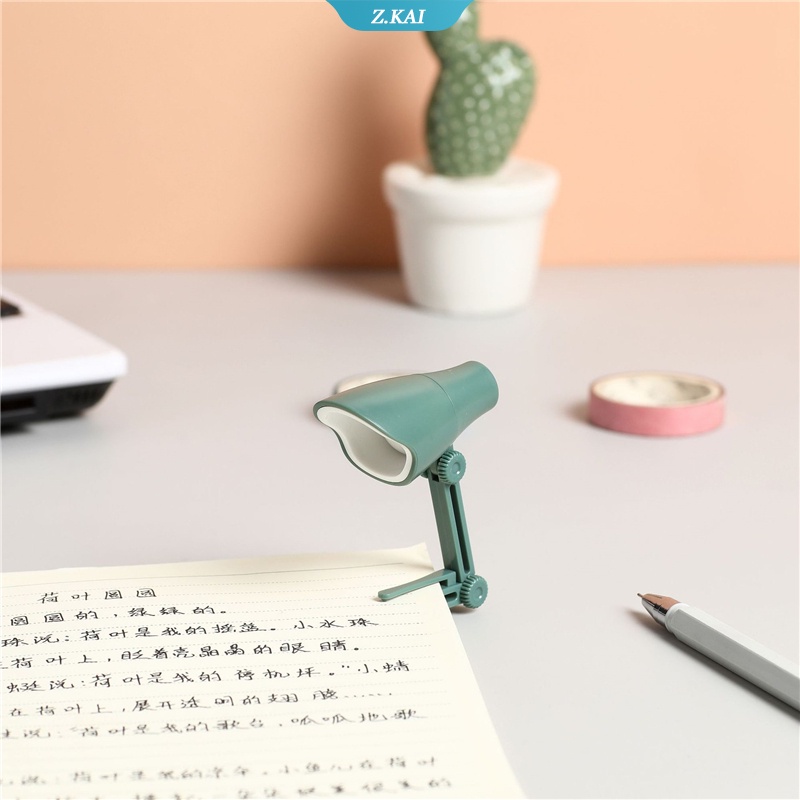 Lampu Meja Led Lipat Mini Untuk Membaca Buku / Komputer / Laptop / Notebook