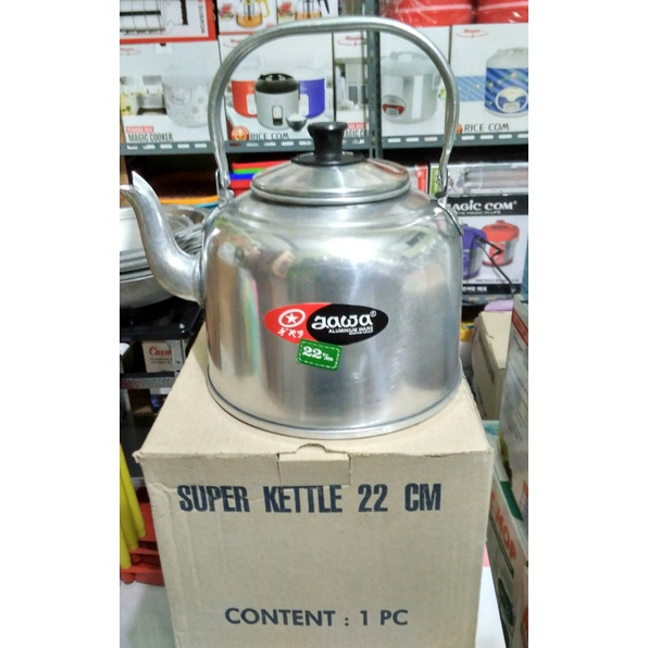 Teko Almunium Maspion Super Kettle 22 cm Ceret Jawa