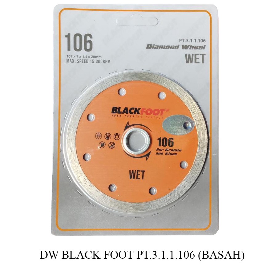 DW - Mata Potong Keramik Blackfoot Kering / Basah