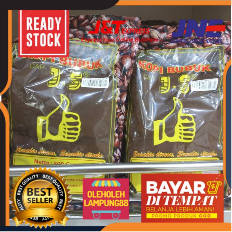 

Kopi Bubuk Kopi Jempol Sakti JS Kopi Lampung 500gr Kopi Robusta Kopi Lampung Kopi Khas Lampung