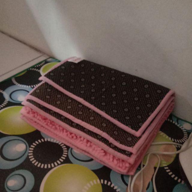 Boleh Pilih Motif!! Keset Cendol Doff Glass Alas Bintik Anti Slip Microfiber Terlaris