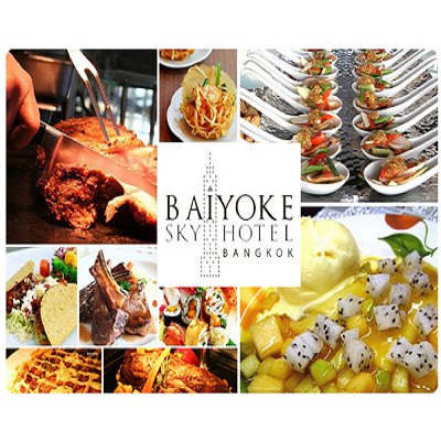 Tiket International & Thailand Buffet Lunch / Dinner Baiyoke Sky Hotel Bangkok (Dewasa / Anak)
