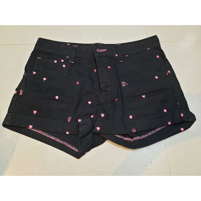 hotpants motif bahan denim