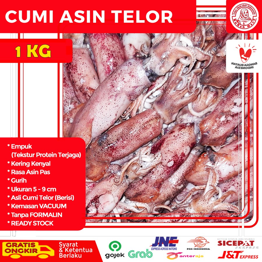 

Cumi Asin Kering | Sotong Telor | Cumi Asin Telor Empuk Sehat Tanpa Formalin Murah Premium 1 KG