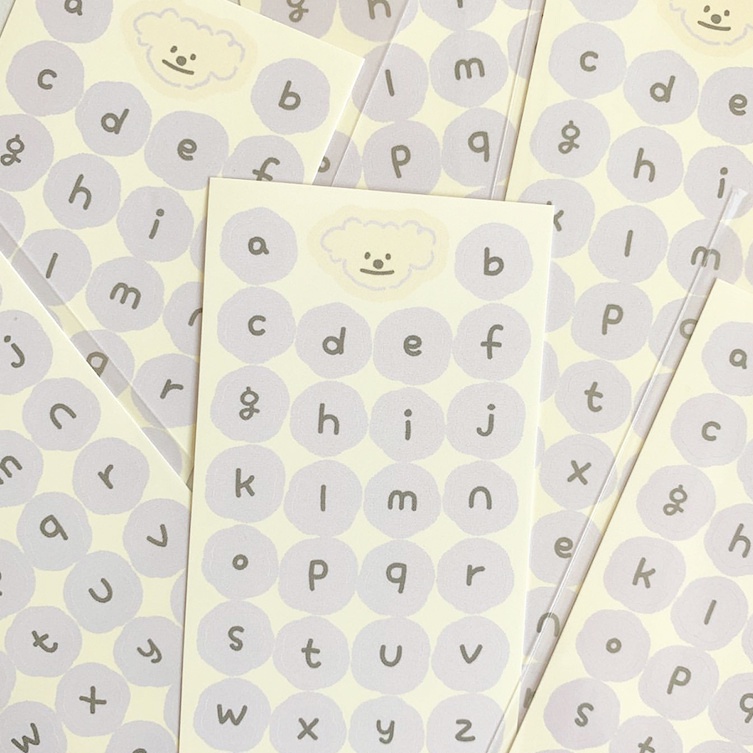 MurmerOfficial R441 R440 Sticker Emoji/Smiley Face Sticker/Deco Jurnal HP Laptop Scrapbook/Stiker Aesthetic [48 pcs]