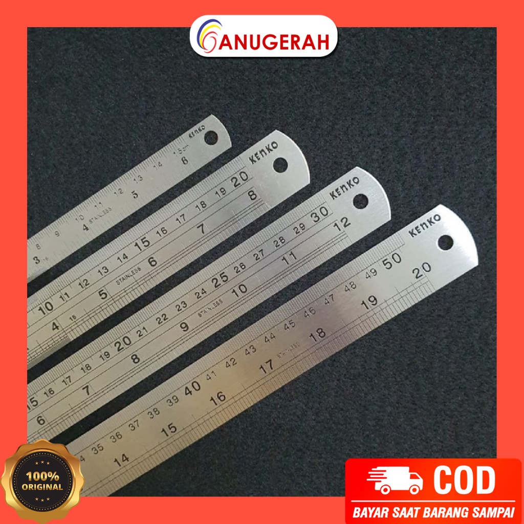

KENKO PENGGARIS BESI / RULER STAINLESS BERBAGAI UKURAN