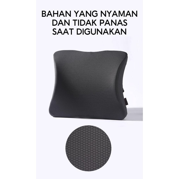 Vivan VCP02 Bantal Mobil Sandaran Pinggang Memory Foam Lumbar Pillow