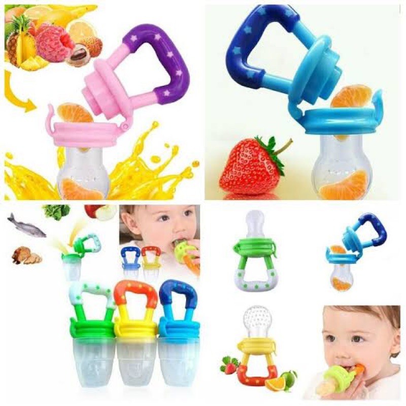 Empeng Buah/Sayuran Bayi Baby Food Feeder Baby Fruit Pacifier Bahan Silicone