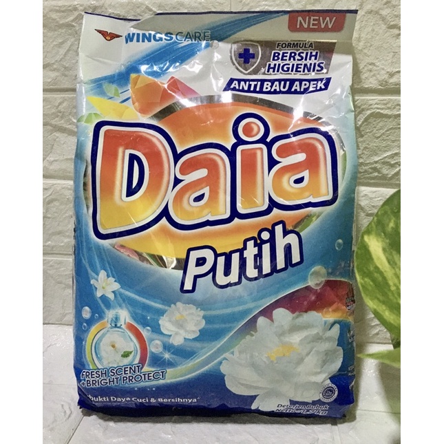 Daia Deterjen putih 1,7kg/Daia Detergent 1,7kg/Daia Sabun Cuci Baju Murah/Deterjen Bubuk