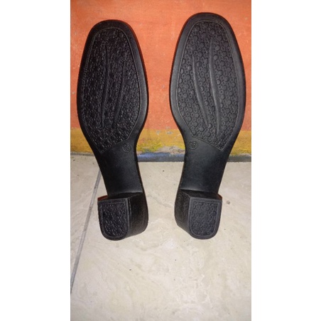 Outsole sepatu satpam wanita || Bawaahan sepatu satpam wanita || Outsole || Hitam