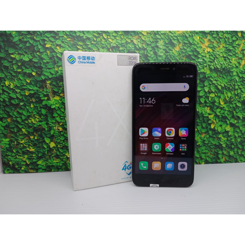 HANDPHONE HP XIAOMI 4X RAM 3GB INTERNAL 32GB FULLSET SECOND SEKEN BEKAS MURAH