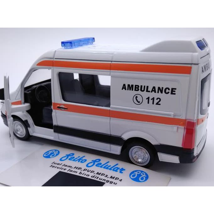 M963- Miniatur Mobil Ambulance Mercedes-Benz Sprinter Rmz City Mercedes-Benz