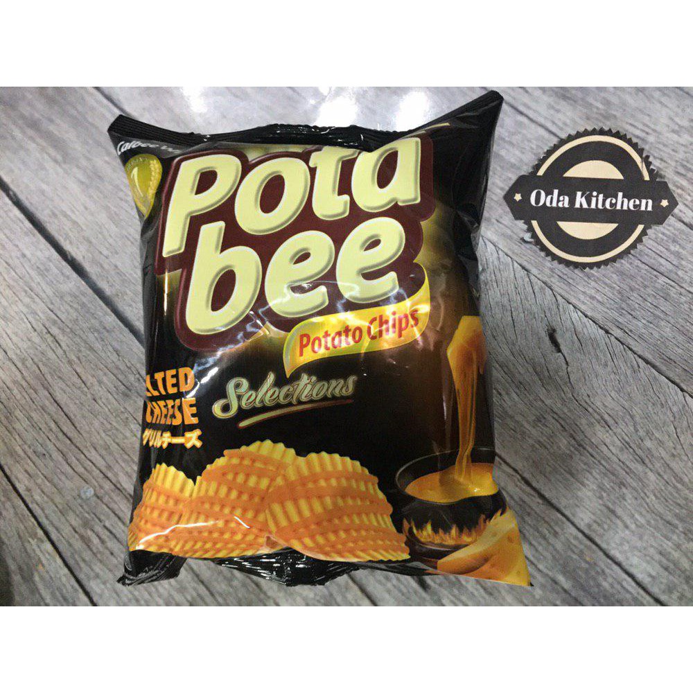 POTABEE SNACK POTATO CHIPS MELTED CHEESE 57gr