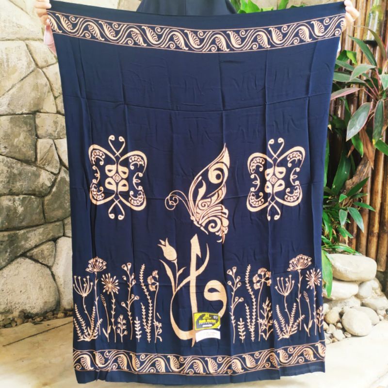 SARUNG BATIK SANTRI WANITA WAWU ALIF BAHAN RAYON sarung batik harisa