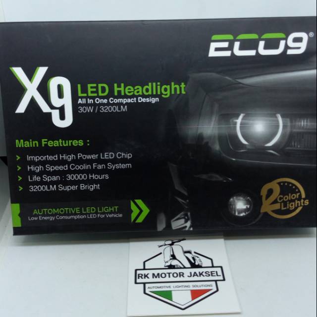 Lampu led 3 warna foglamp xpander rush dan lampu utama mobil jepang