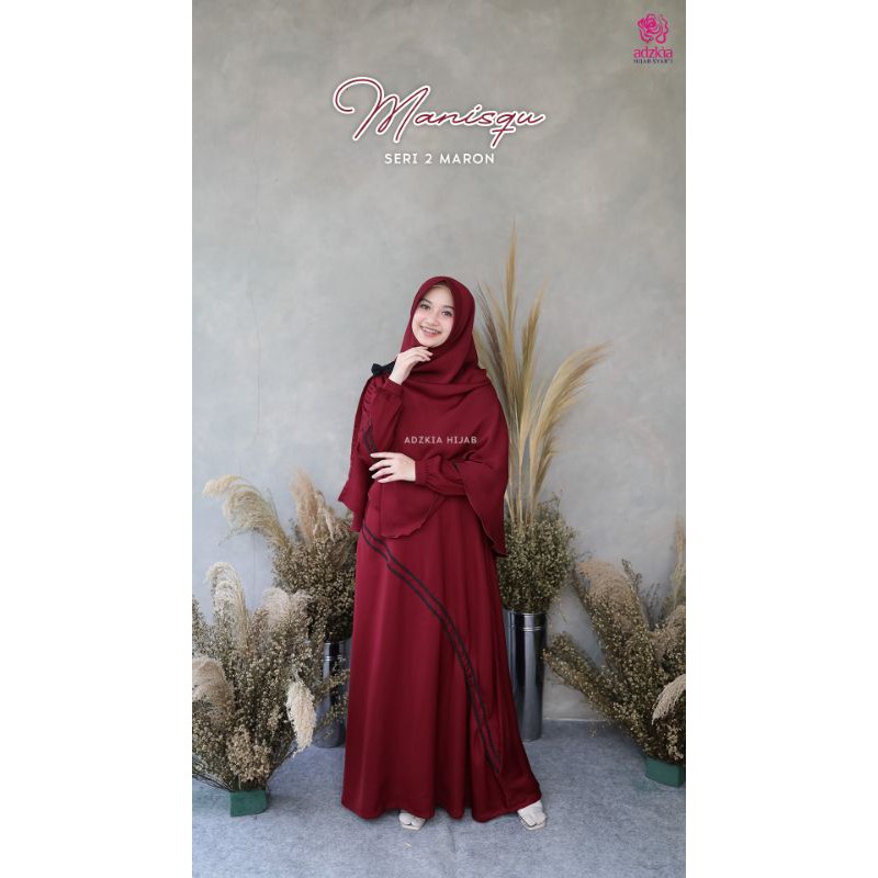 GAMIS MANISQU SERI 2 SET SYARI BY ADZKIA HJAB SYARI