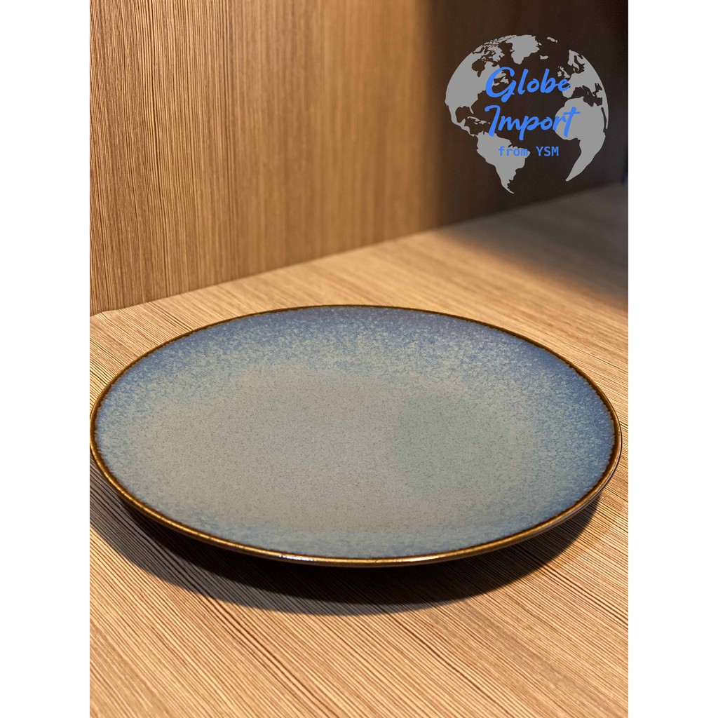 Piring Dinner Plate Rusty Blue Cafe Hotel Resto