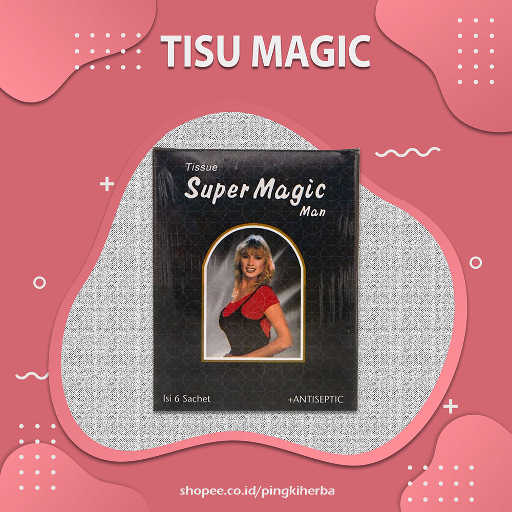 Bisa COD - Tisu Magic Man Aroma Original - 6 Sachets - TISU Super Magic - Terlaris