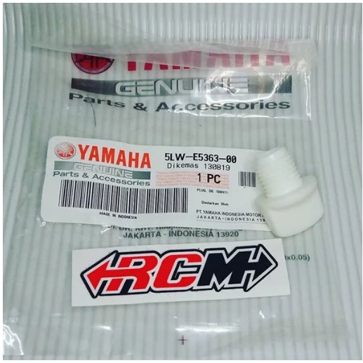 PLUG OIL TUTUP OLI GARDAN GEAR GER MATIC ATAS MIO LAMA OLD U SPORTY NOUVO ORI YAMAHA 5LW-E5363-00