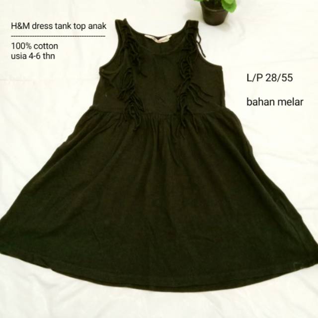 h and m tank dress