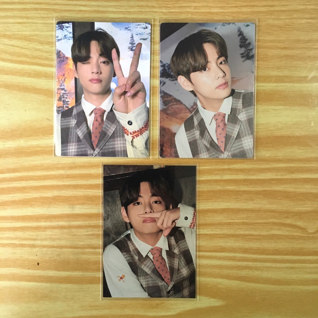 [BOOKED] OFFICIAL BTS MINI PHOTOCARD MPC CHRISTMAS LITTLE WISHES SET PC CARDIGAN LITTLE WISHES KIM T