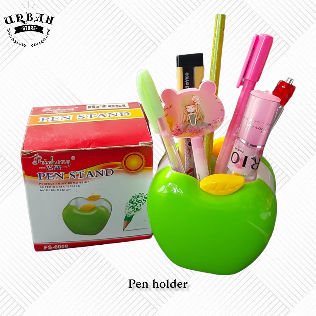 

Pen Holder Tempat Pulpen Bentuk Apel Tempat Alat Tulis Pen Organiser