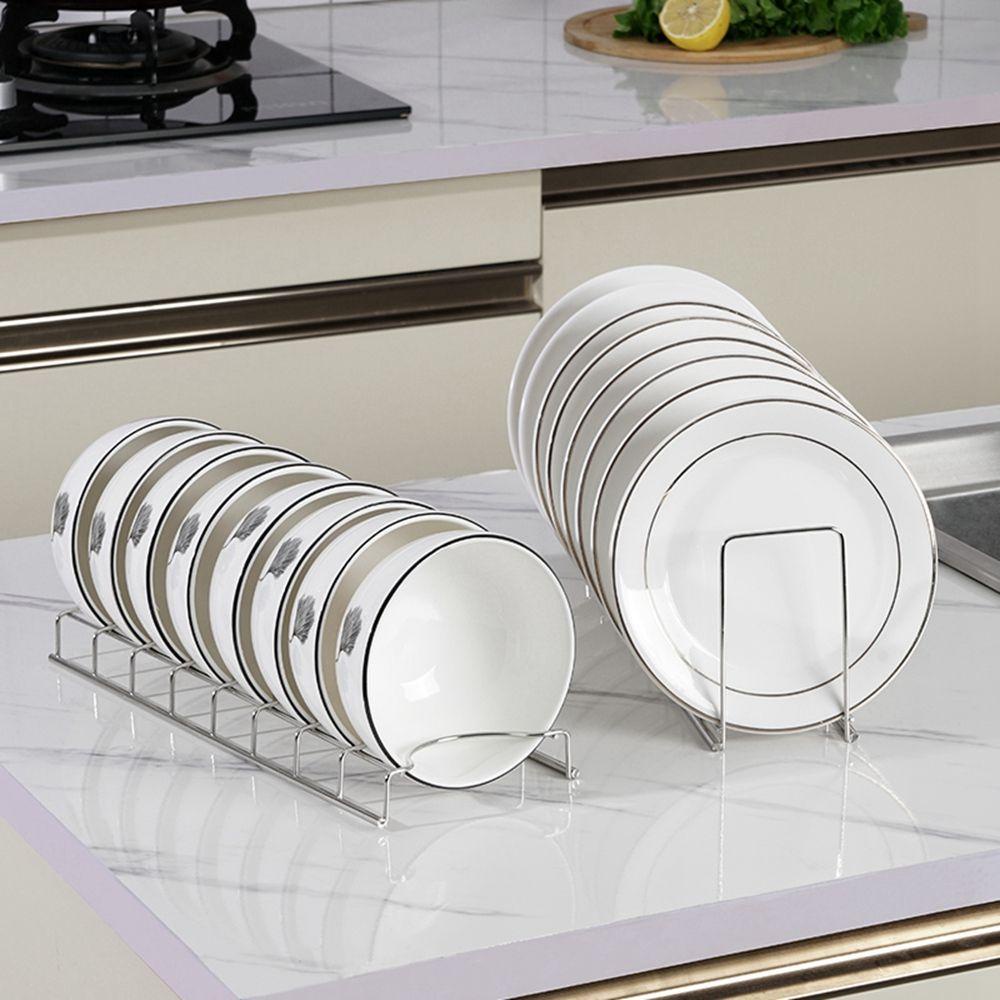 [Elegan] Drain rack Bowl rack Sendok Garpu Tutup Rak Organizer Dapur Rak Penyimpanan Aksesoris Dapur