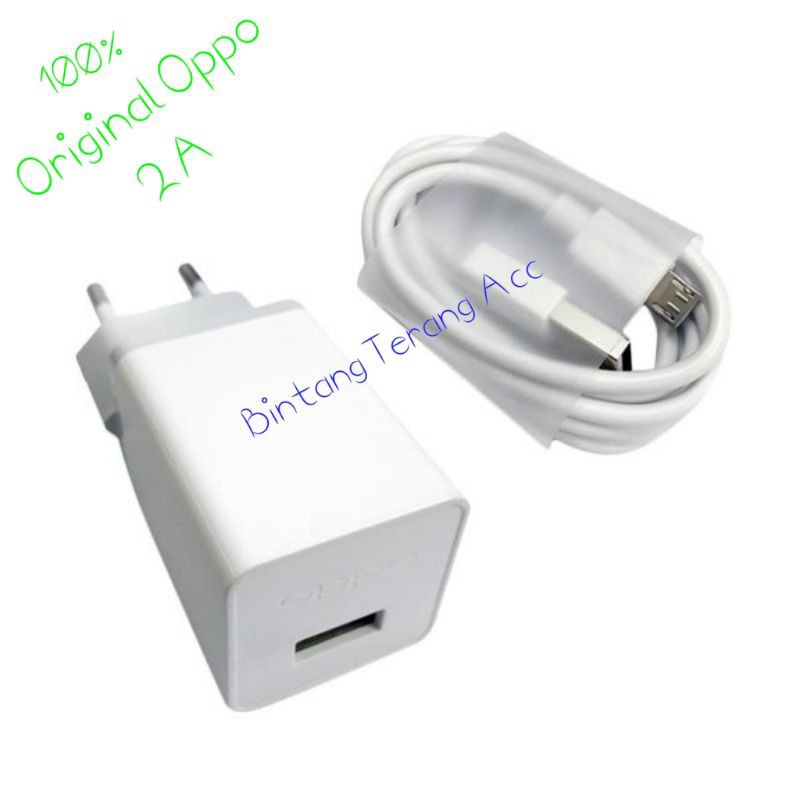Original Charger Oppo F1 F1s F1Plus Micro 2A