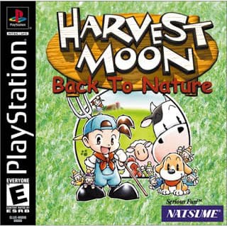 CD Game PS1 Harvest Moon Back to Nature