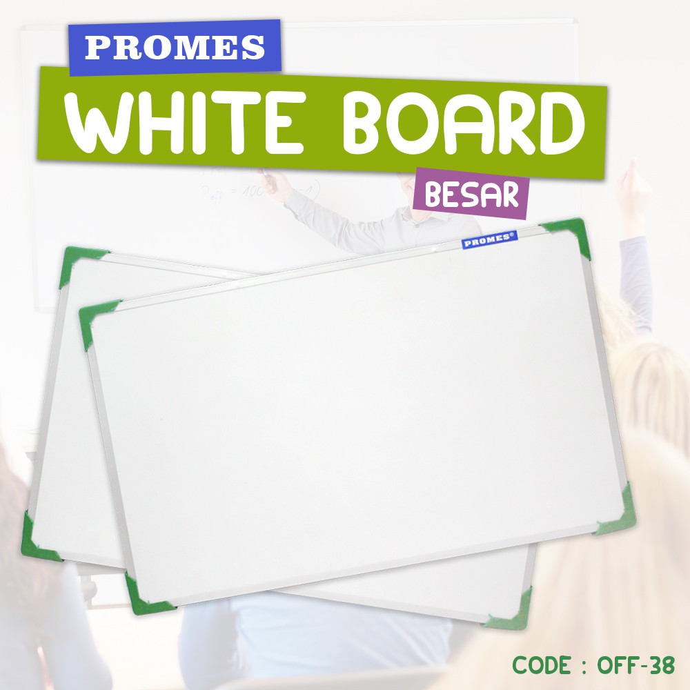 

Promes White Board Besar Papan Tulis Gantung Papan Tulis uk 70x50cm - OFF-38