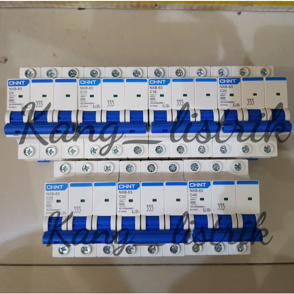 MCB CHINT NXB-63 3Phase / MCB 3Phase Chint 6A-40A