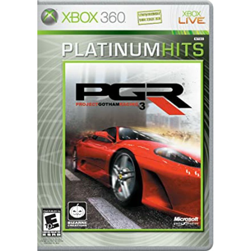 X box 360 Platinum Hits PGR ( Project gotham Racing 3 )