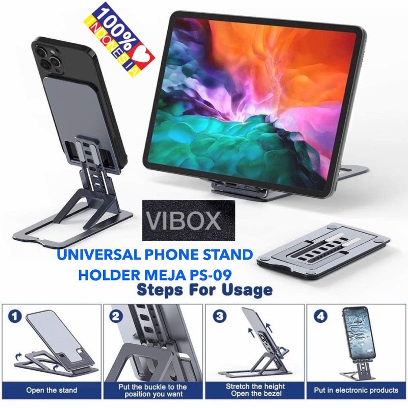 VIBOX UNIVERSAL PHONE STAND  HOLDER MEJA PS-09