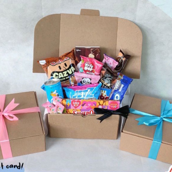 

Snackbox Lubie Murah / Gift Kado Hampers Jajan / Valentine Birthday Graduation / Kado sidang, ulang tahun, kelulusan