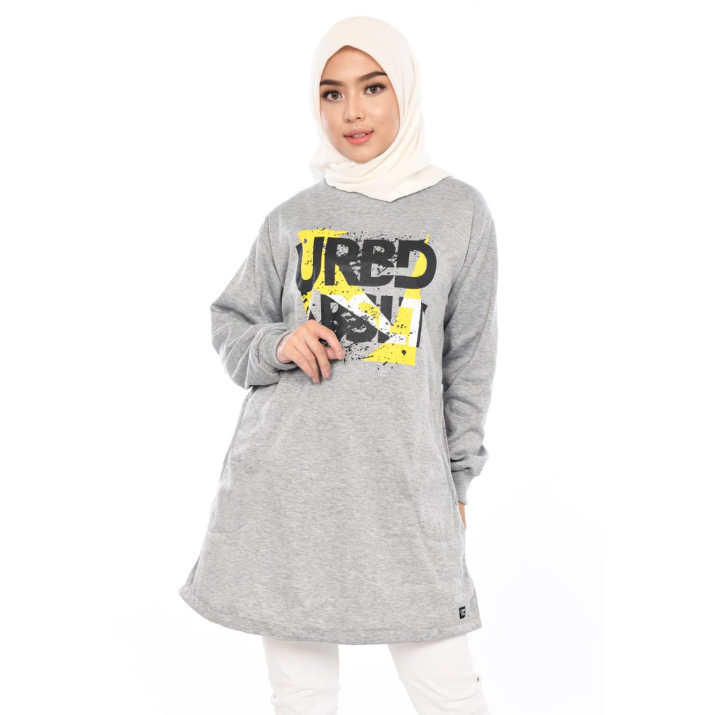 X-Urband Sweater Wanita Qila Tunik / Sweater Tunik Wanita A127