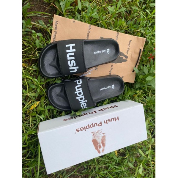 sandal slide on hush puppies | sandal slop pria wanita