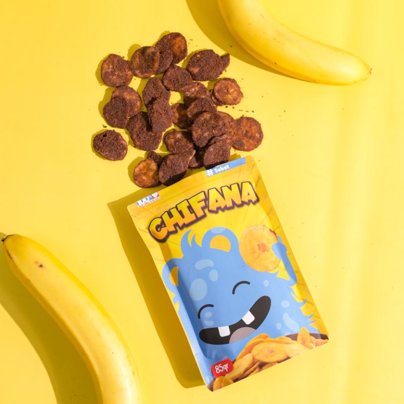 

CHIFANA Kripik Pisang SWEET CHOCO / COKELAT (85 gram)