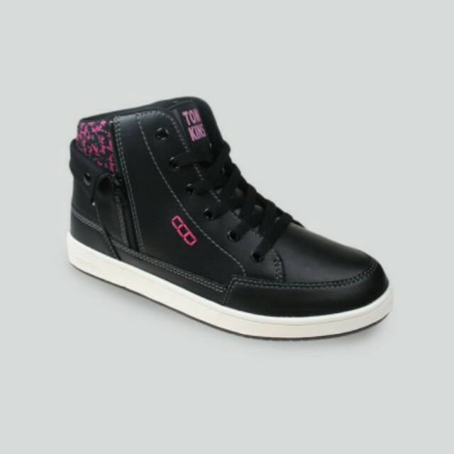 Sepatu Tomkins SPOTLIGHT black pink untuk wanita ukuran 36-41
